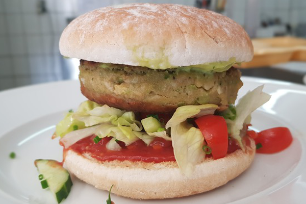Restaurant DUFKE - Burger Veggie mit Guacamole
